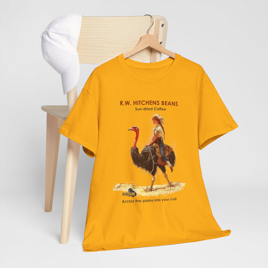 Vintage Ostrich Coffee Ad - T-Shirt