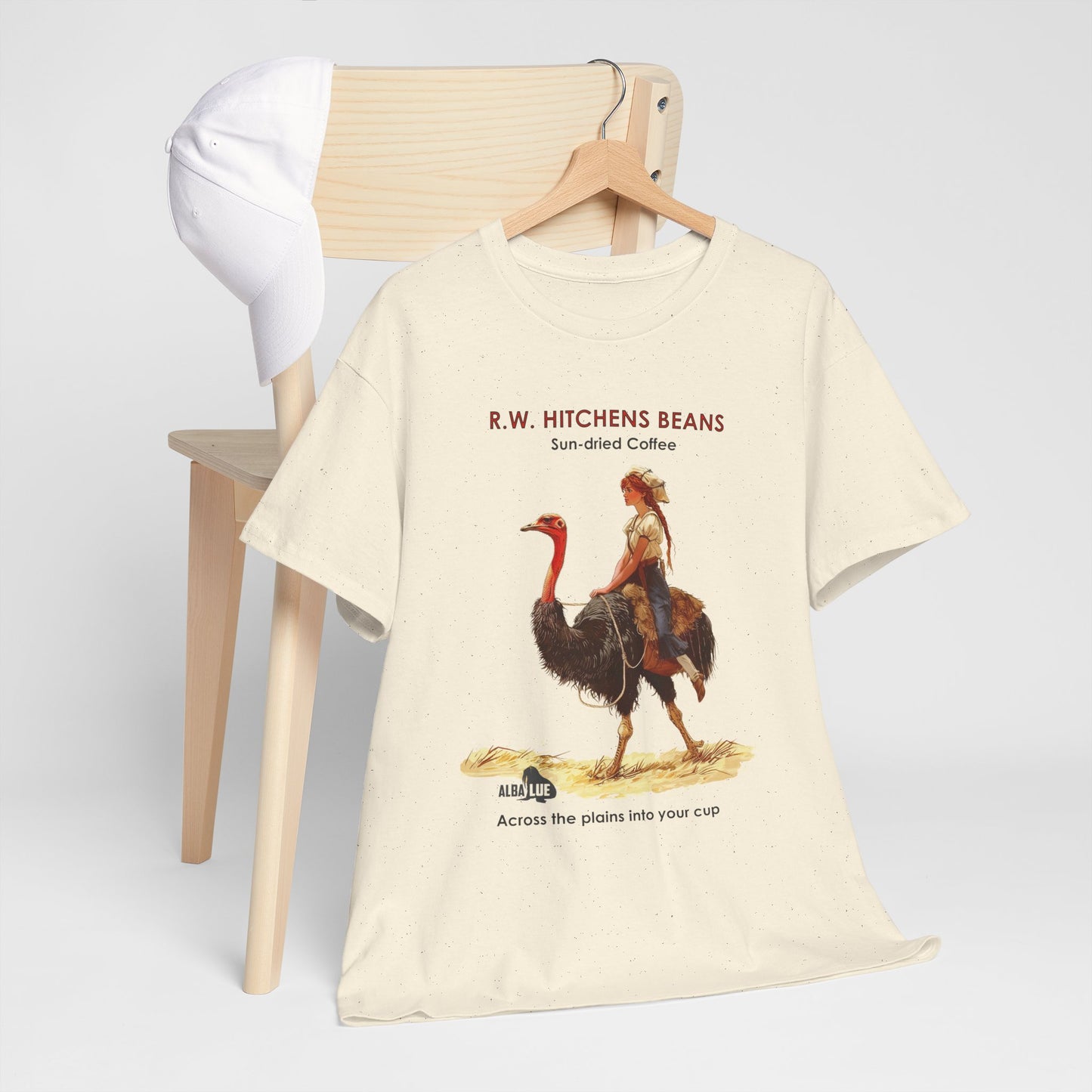 Vintage Ostrich Coffee Ad - T-Shirt