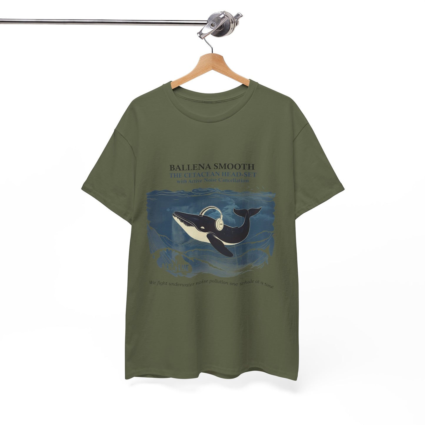 Whale Headphones - T-shirt