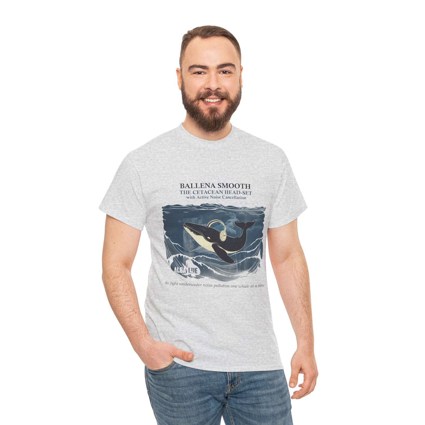 Whale Headphones - T-shirt
