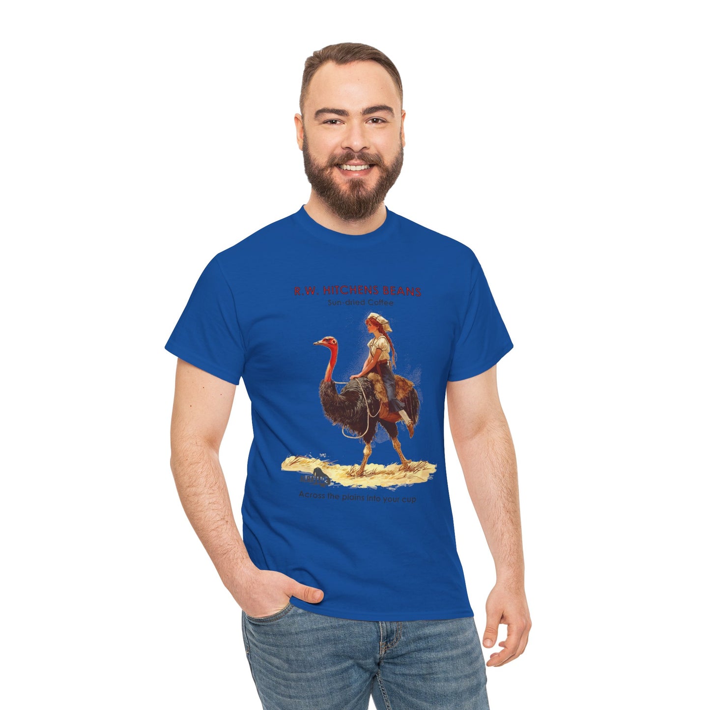 Vintage Ostrich Coffee Ad - T-Shirt