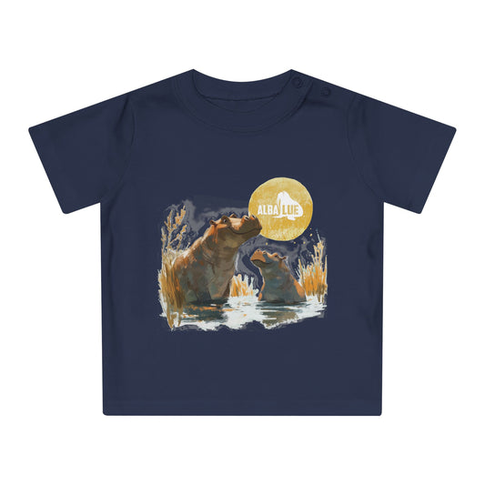 Two Hippos in Water - Toddler T-shirt