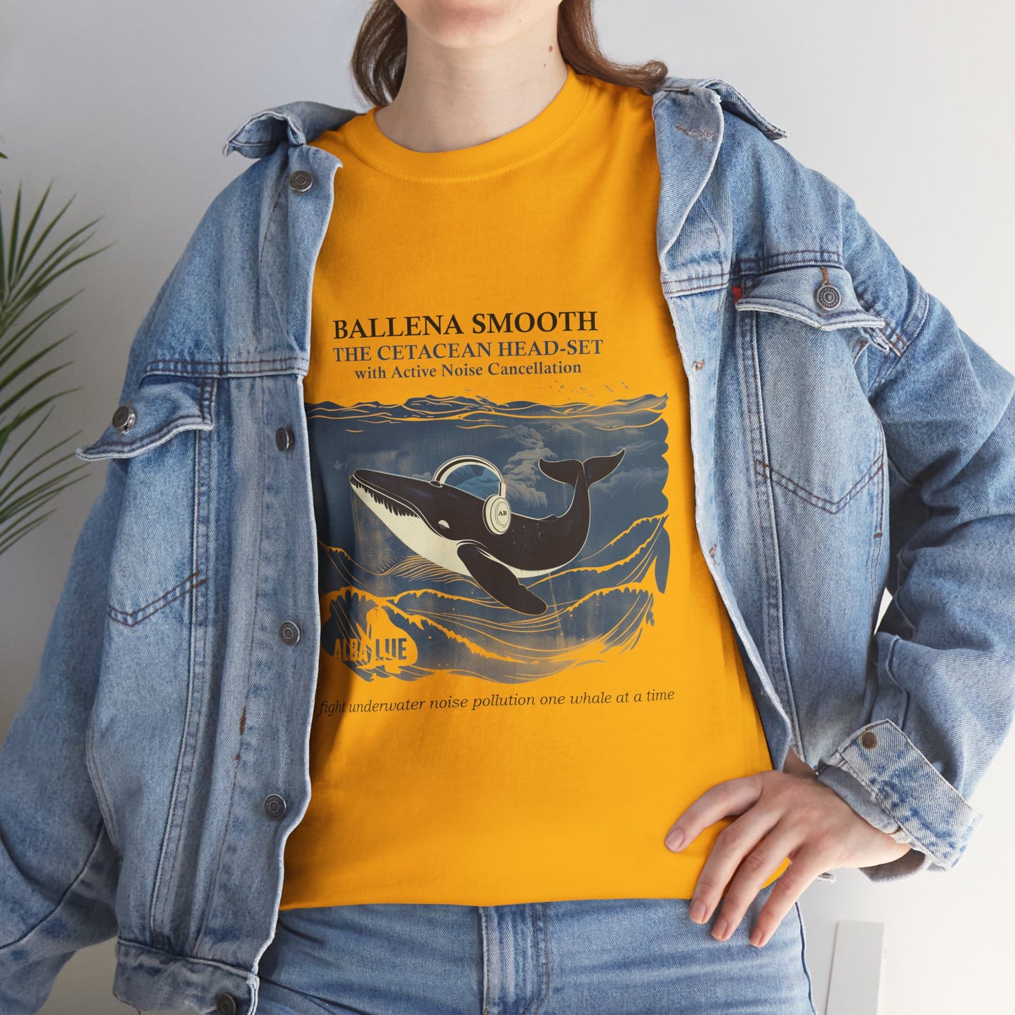 Whale Headphones - T-shirt