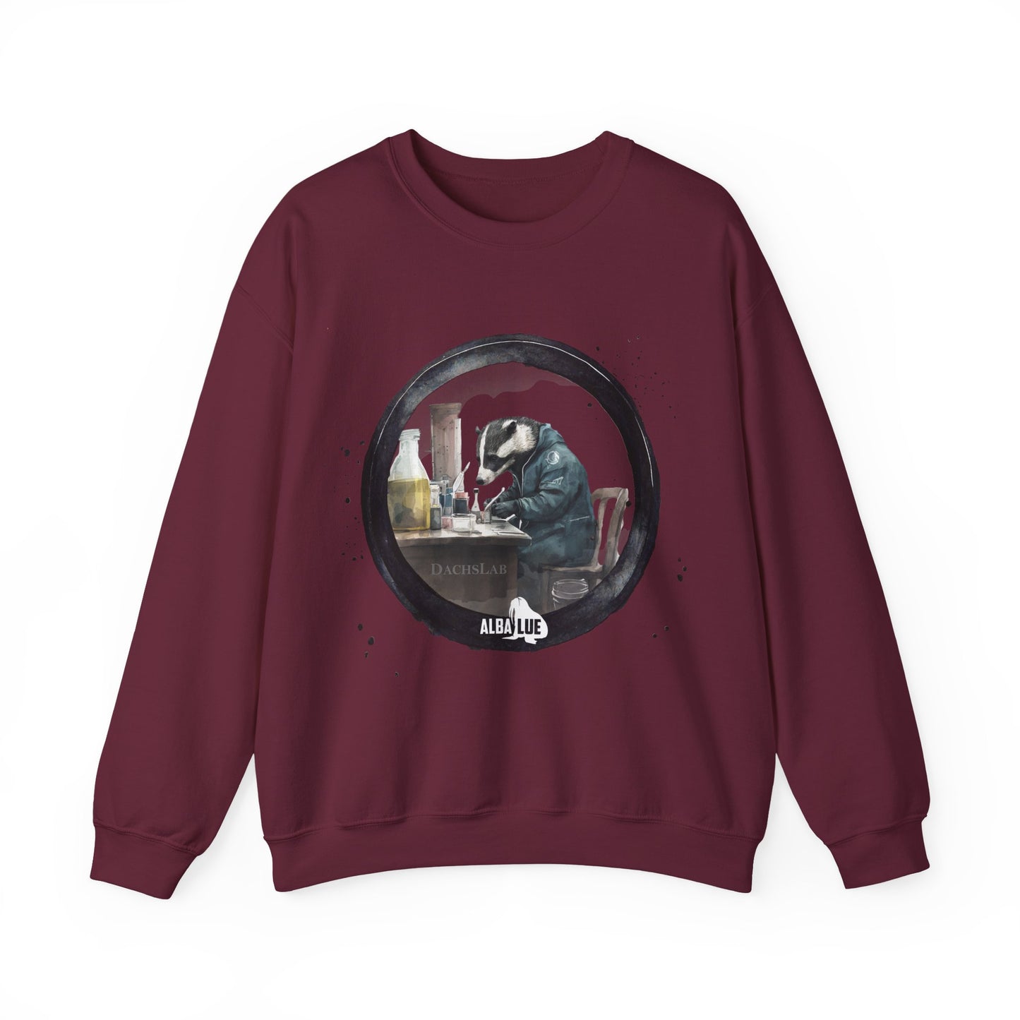 Badger in a Lab - Crewneck Sweatshirt