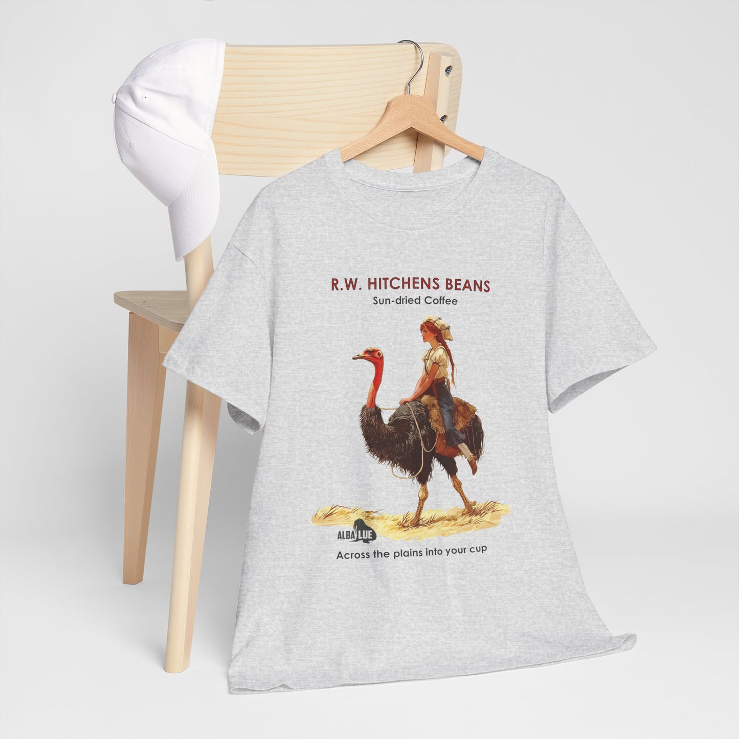 Vintage Ostrich Coffee Ad - T-Shirt