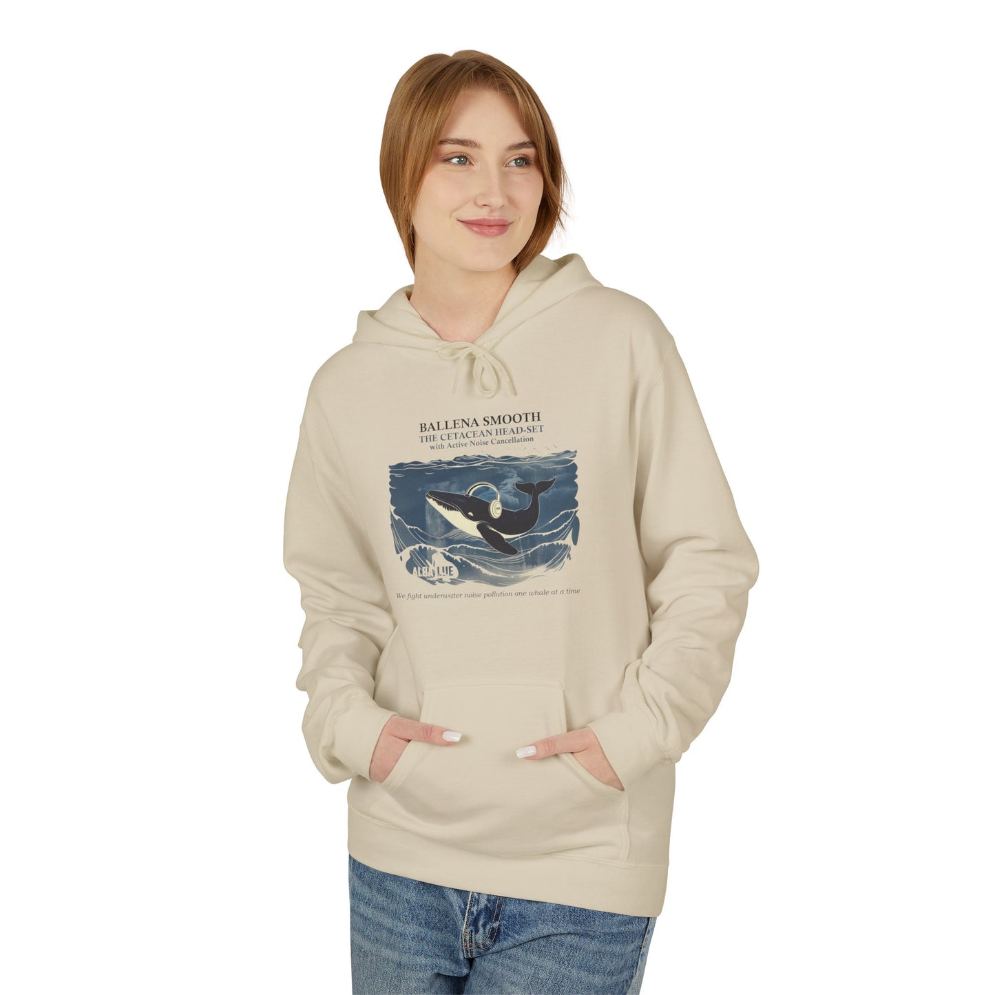 Whale Headphone - Hoodie