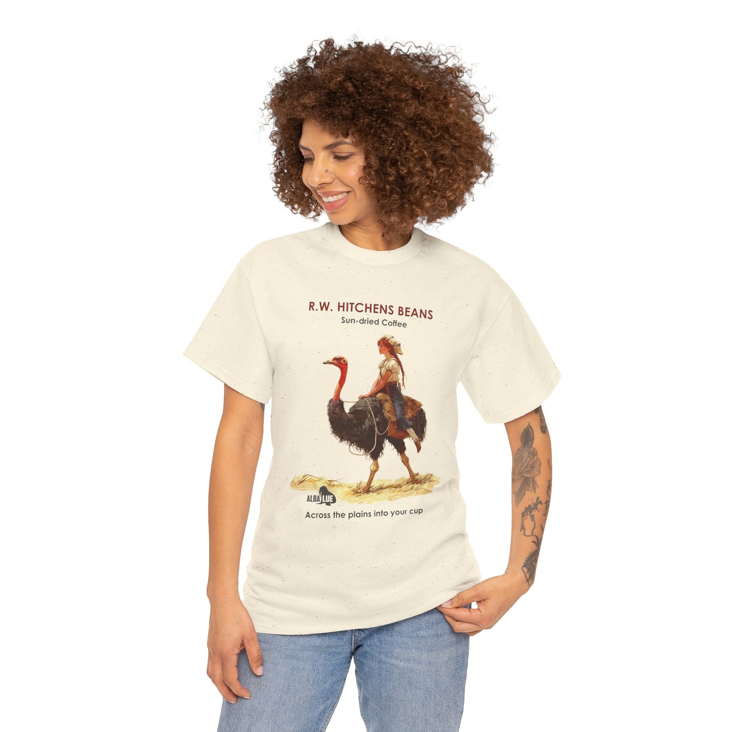 Vintage Ostrich Coffee Ad - T-Shirt