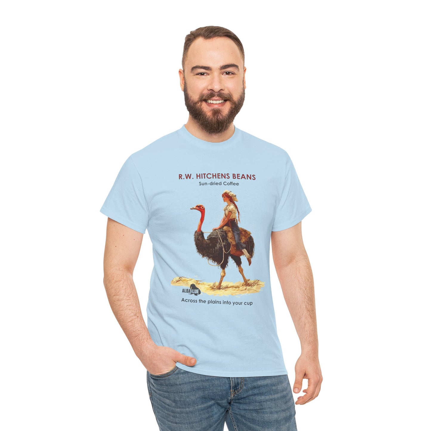 Vintage Ostrich Coffee Ad - T-Shirt
