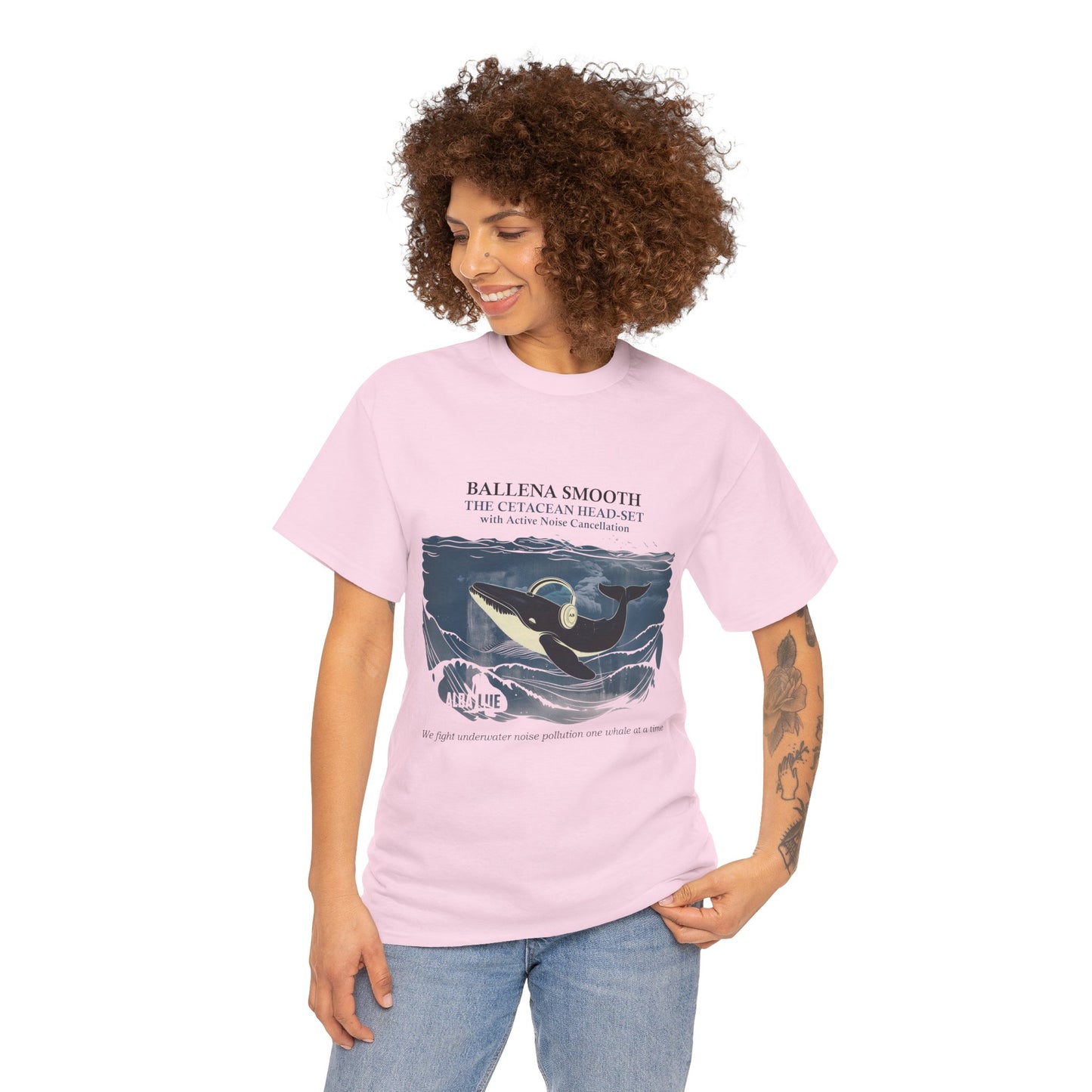 Whale Headphones - T-shirt