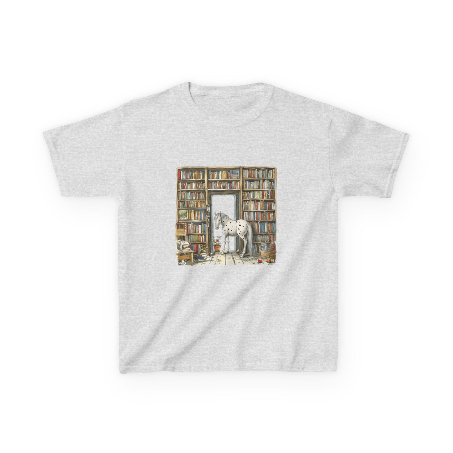 Horse in a Library - Youth T-shirt