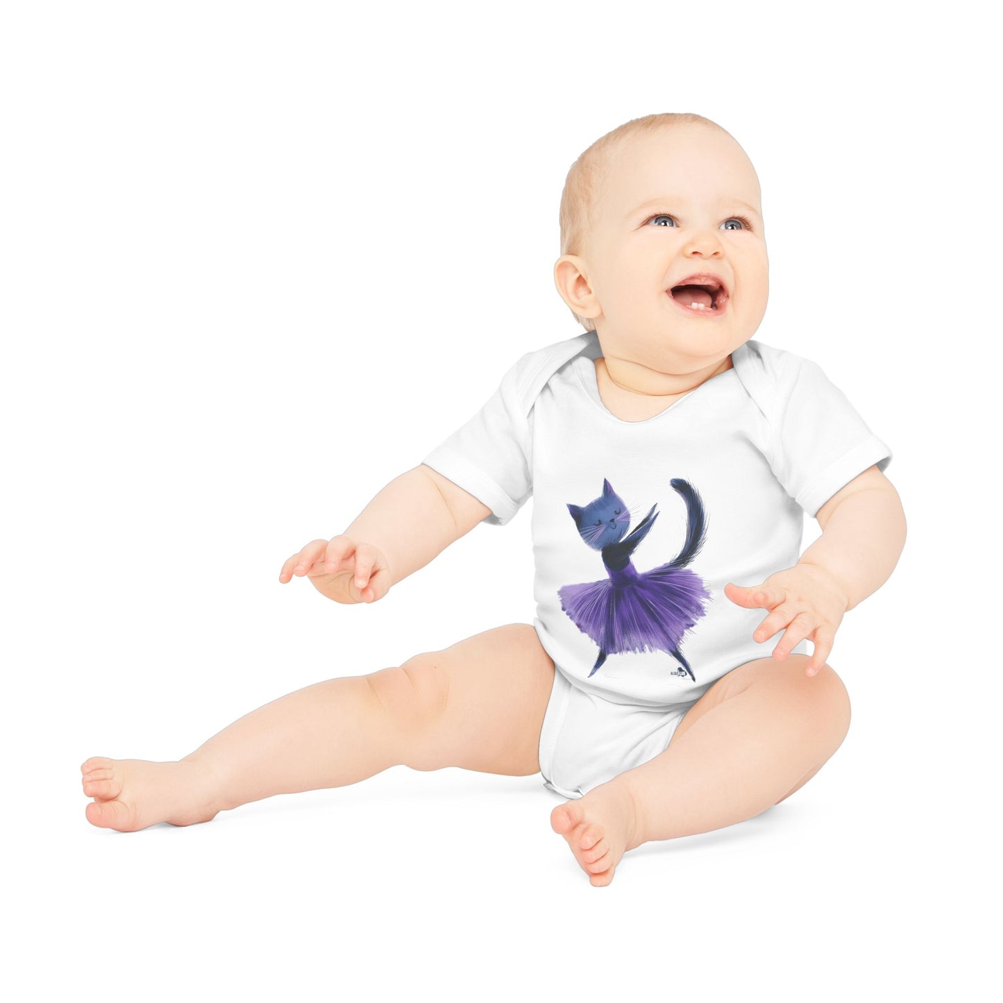 Ballerina Cat - Infant Bodysuit Organic