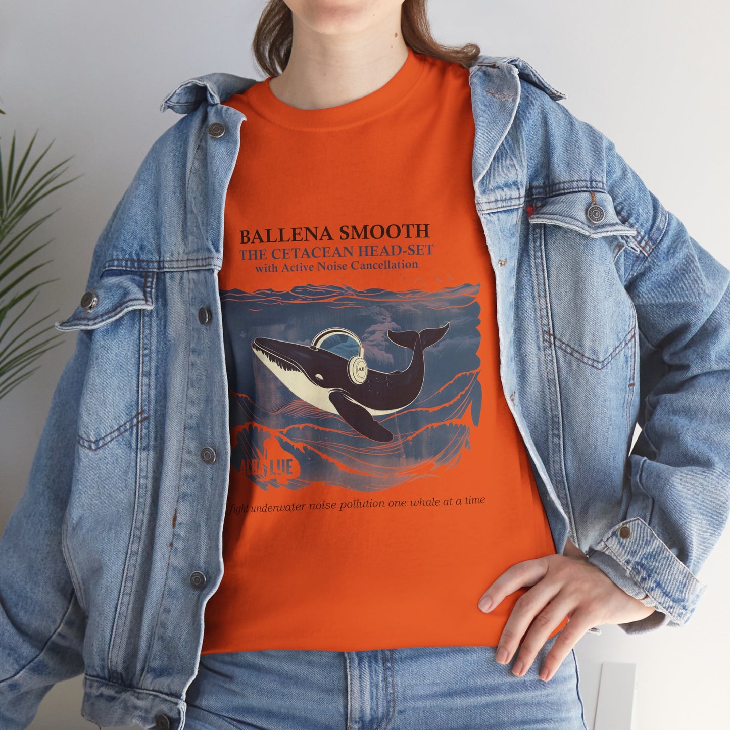 Whale Headphones - T-shirt