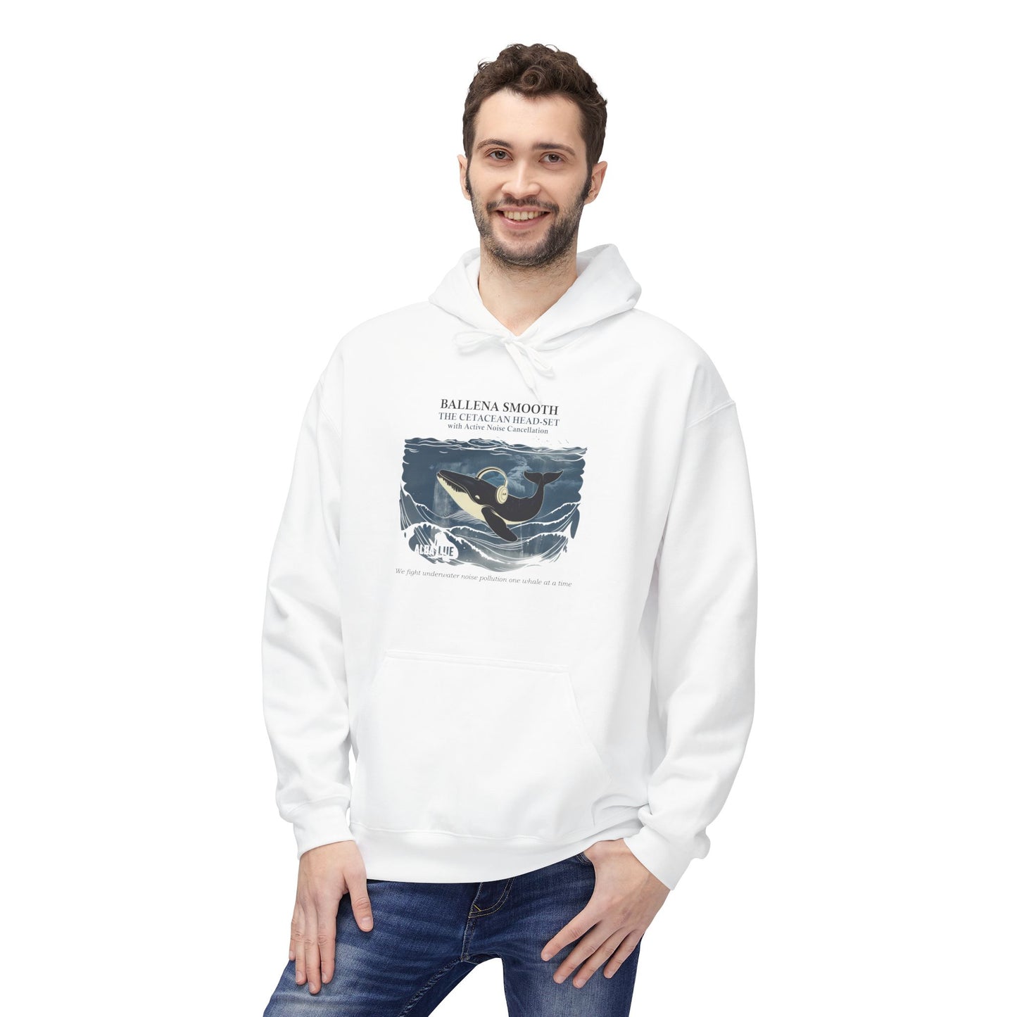 Whale Headphone - Hoodie