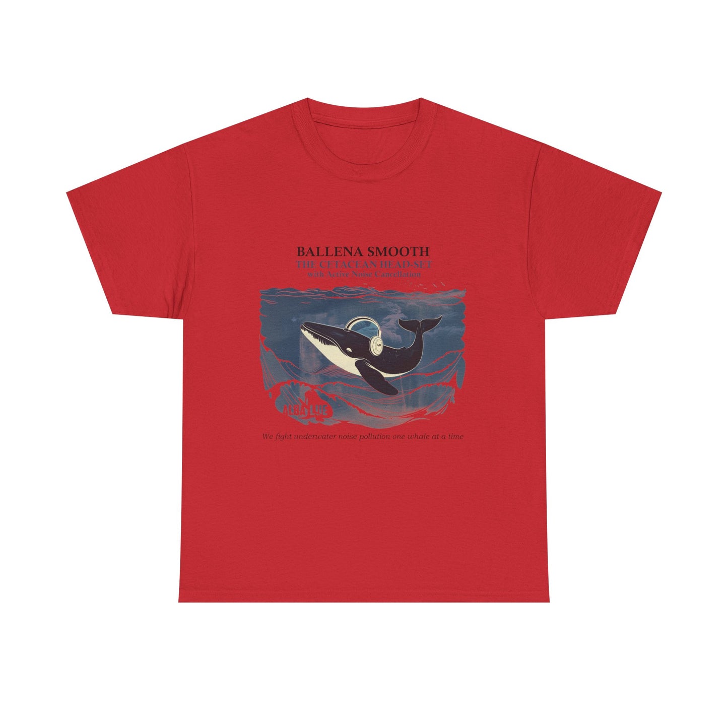 Whale Headphones - T-shirt