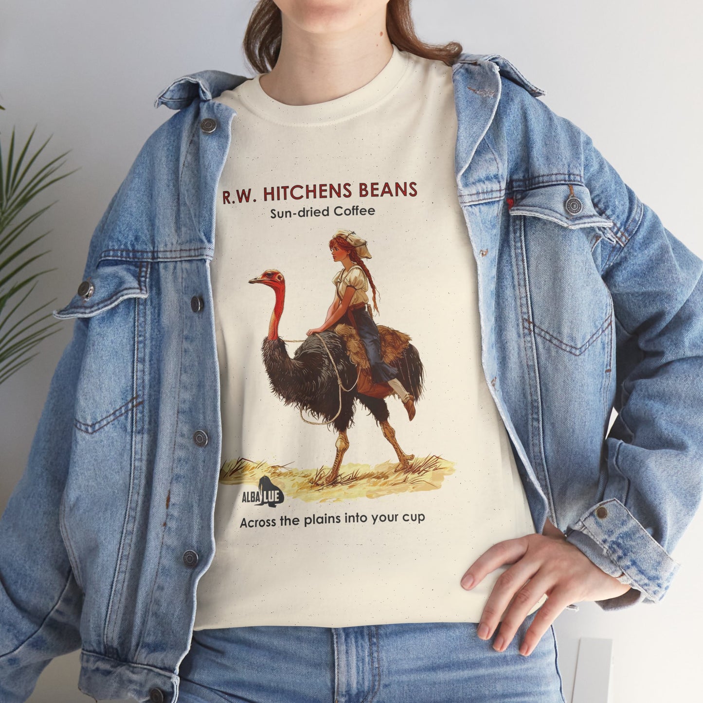 Vintage Ostrich Coffee Ad - T-Shirt