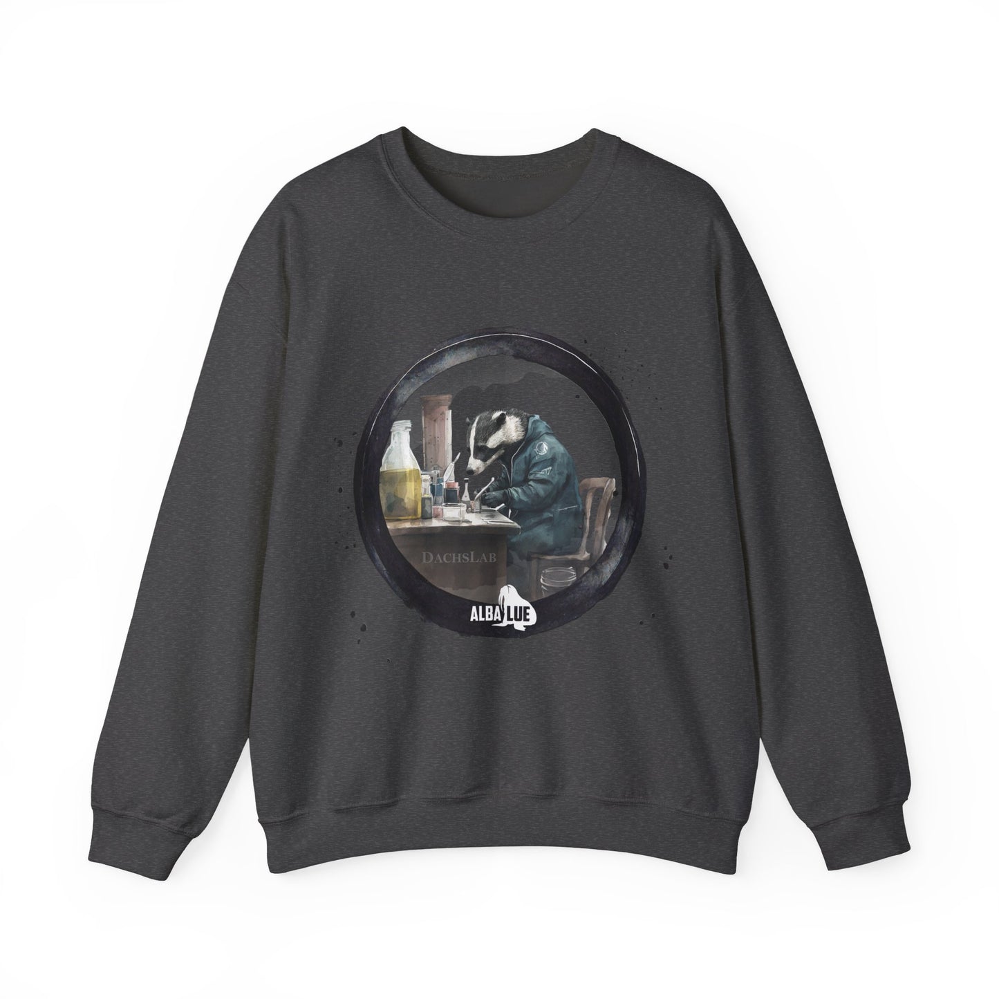 Badger in a Lab - Crewneck Sweatshirt