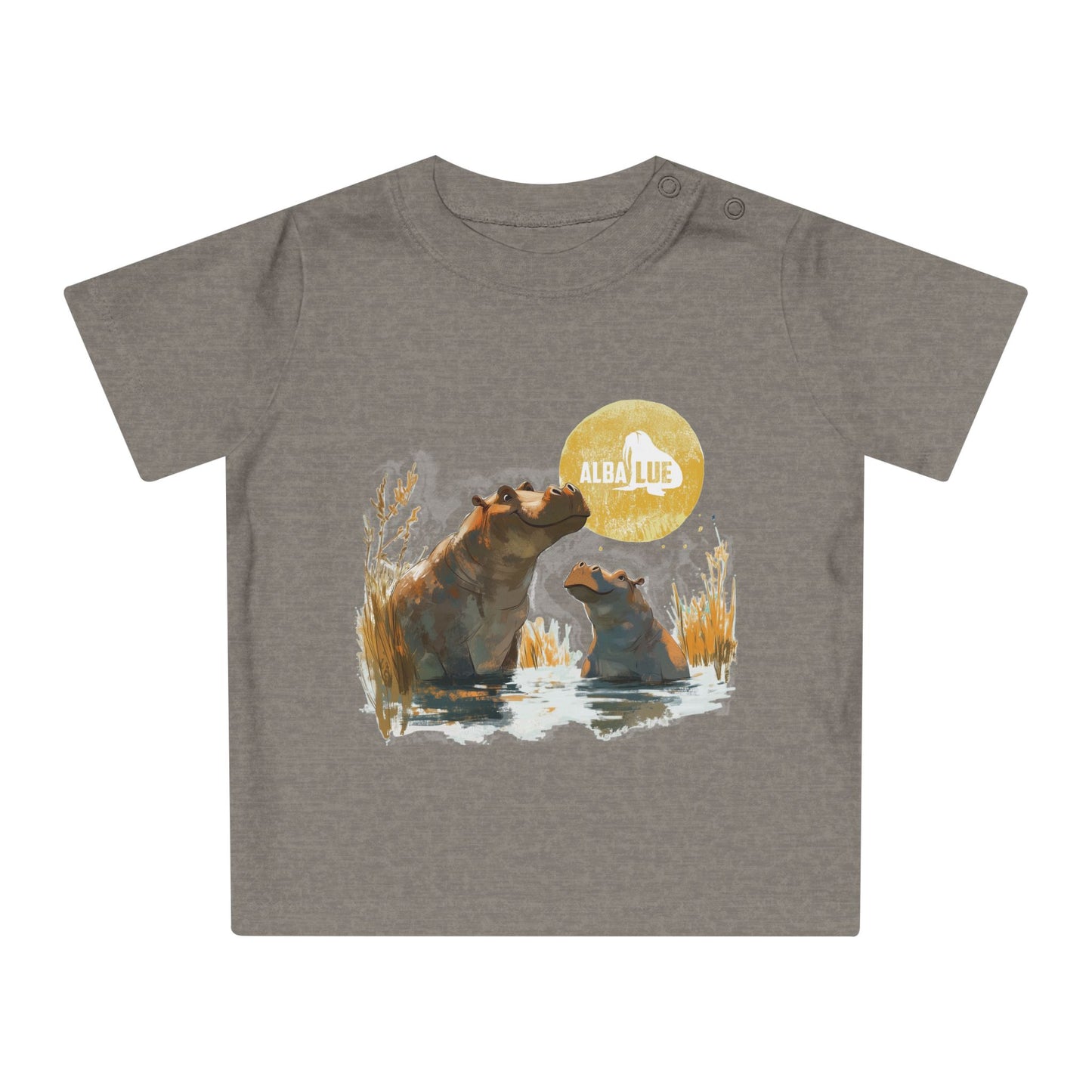 Two Hippos in Water - Toddler T-shirt
